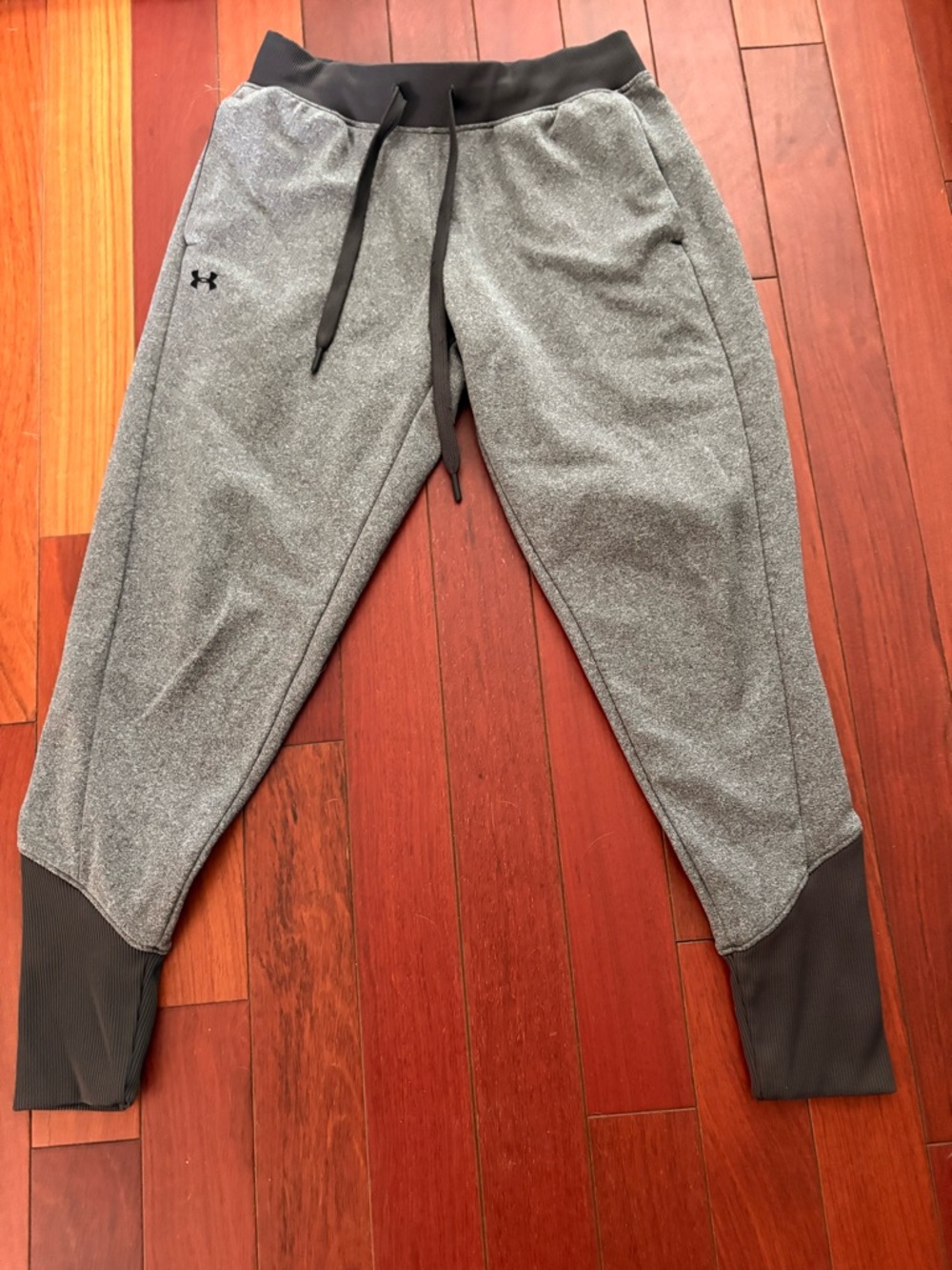 Under Armour Heather Gray & Black Performance Joggers